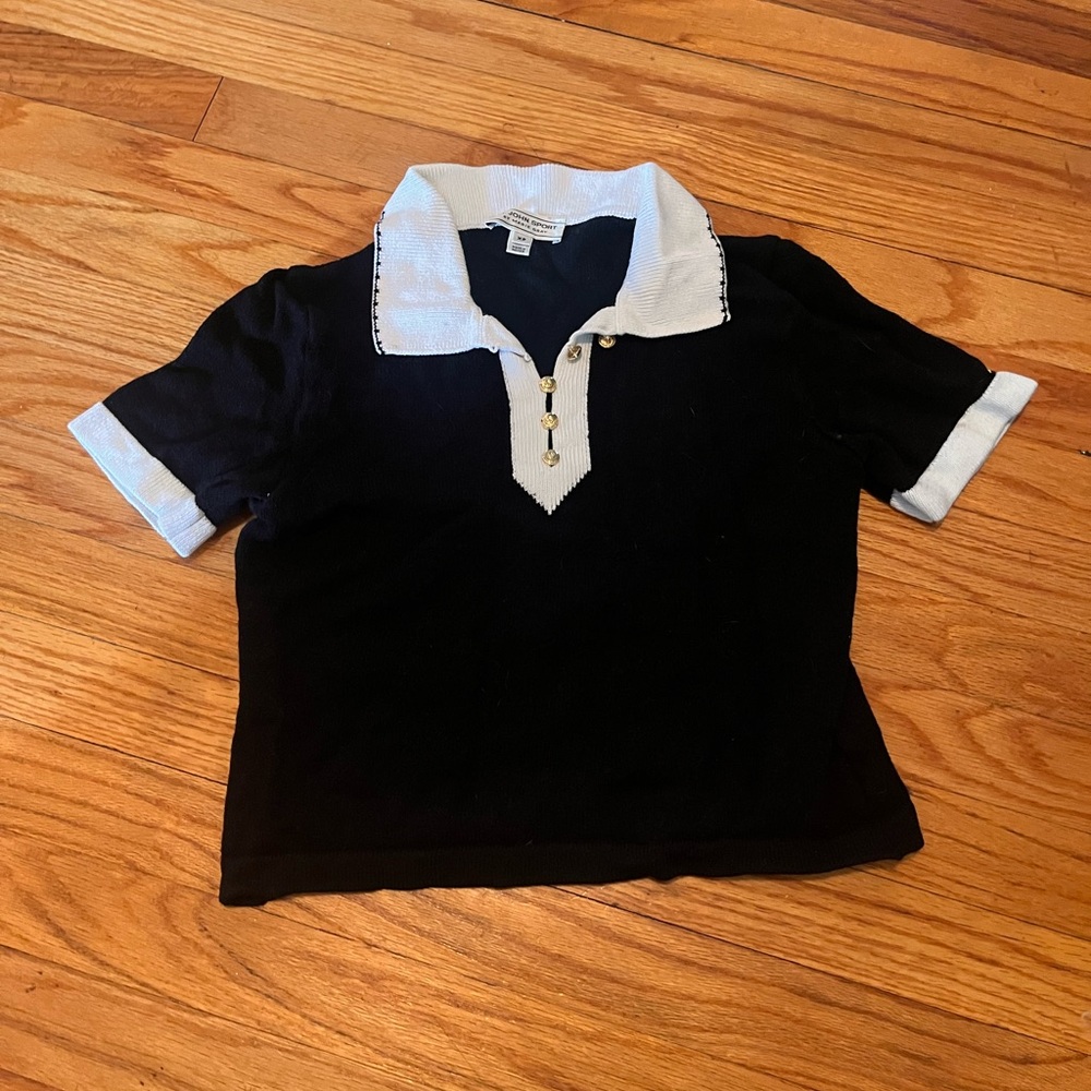 Vintage St John Collared sweater top